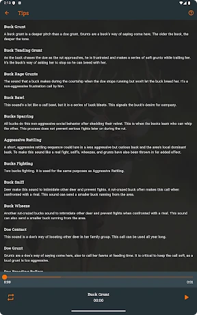 Whitetail Deer Calls Pro screenshot