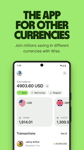 Wise: International Transfers screenshot