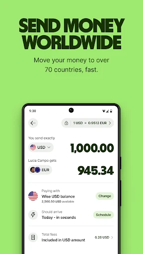 Wise: International Transfers screenshot