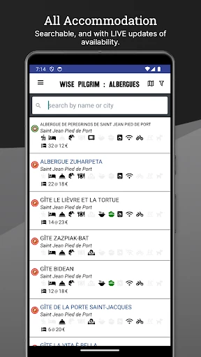 Wise Pilgrim Camino Portugués screenshot