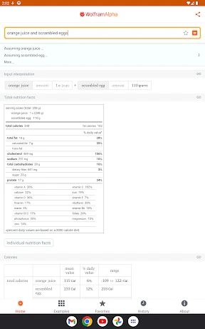 WolframAlpha Classic screenshot