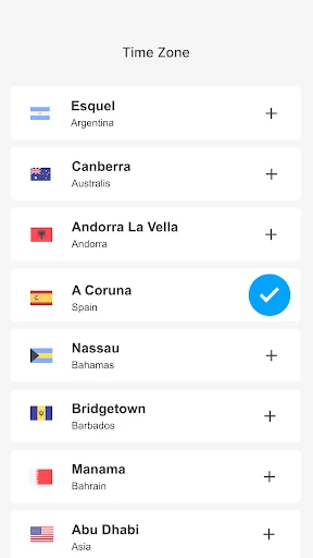 World Clock – World time clock screenshot