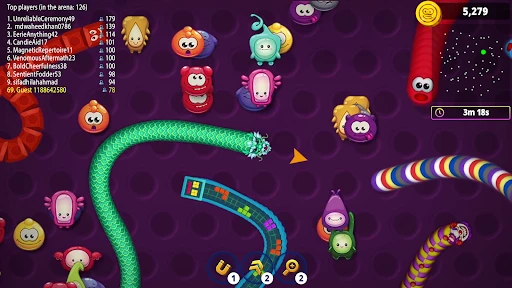 Worms Zone .io - Hungry Snake screenshot