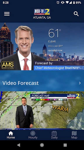 WSB-TV Channel 2 Weather screenshot