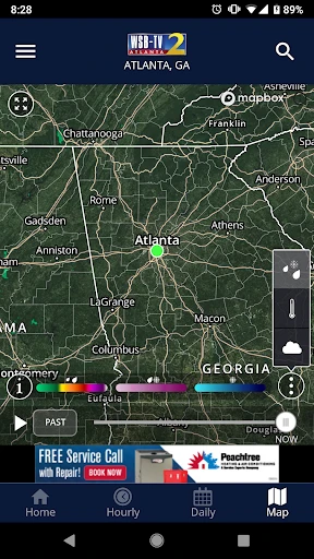 WSB-TV Channel 2 Weather screenshot