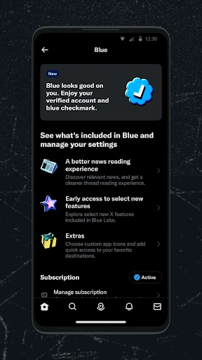 X screenshot