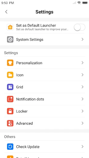 X Launcher Pro screenshot