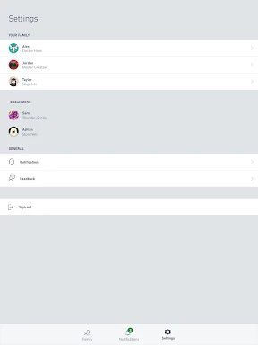 Xbox Family Settings screenshot