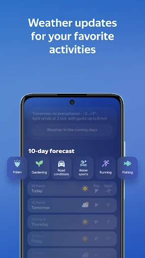 Yandex Weather & Rain Radar screenshot