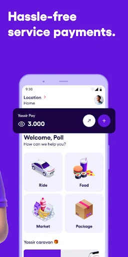 Yassir - Ride, Eat & Shop screenshot