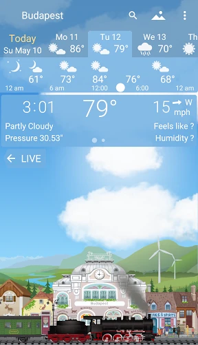 YoWindow Weather and wallpaper screenshot