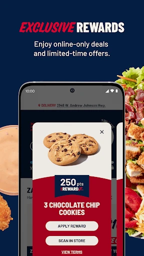 Zaxbys screenshot