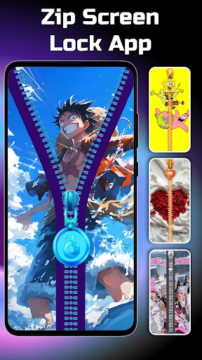Zipper Lock Screen Wallpapers screenshot