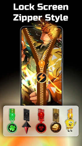 Zipper Lock Screen Wallpapers screenshot
