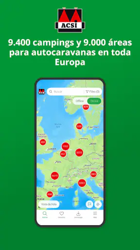 ACSI Campings Europa screenshot
