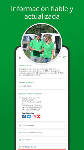 ACSI Campings Europa screenshot