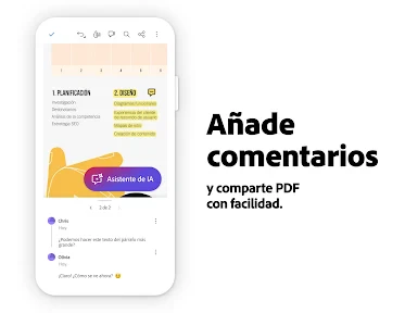 Adobe Acrobat Reader para PDF screenshot