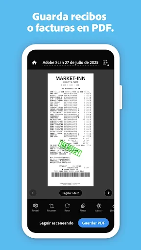 Adobe Scan: Escáner de PDF, IA screenshot