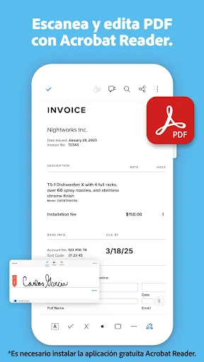 Adobe Scan: Escáner de PDF, IA screenshot