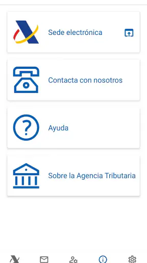 Agencia Tributaria screenshot