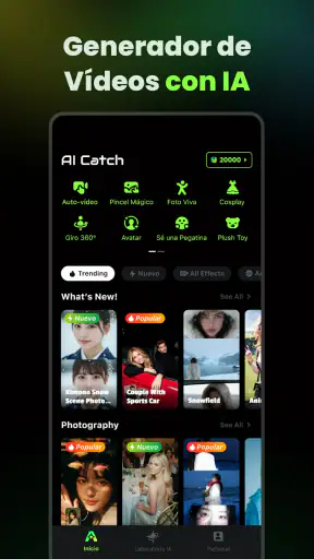AI Catch Generador de vídeo IA screenshot