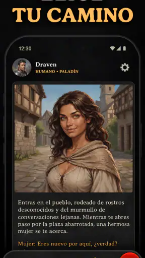 AI Dungeon Master & RPG Fablia screenshot