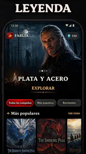 AI Dungeon Master & RPG Fablia screenshot