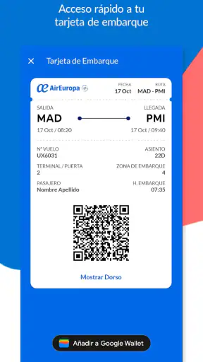 AirEuropa screenshot