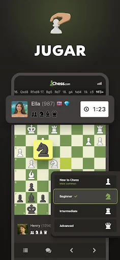 Ajedrez · Jugar y Aprender screenshot