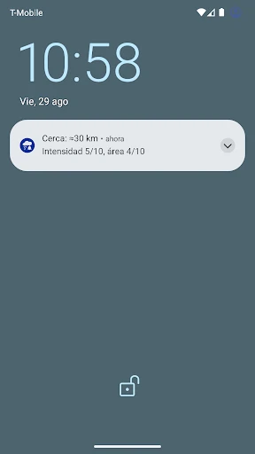 Alarma de Lluvia (Rain Alarm) screenshot