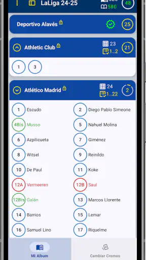 Album Cromos LaLiga Futbol 27 screenshot