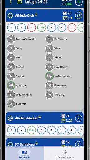 Album Cromos LaLiga Futbol 27 screenshot