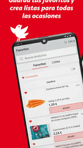 Alcampo Supermercado Online screenshot