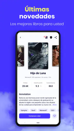 AlphaNovel - Libros y cómics screenshot
