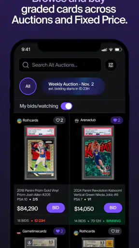 Alt: Buy & Sell Cards screenshot