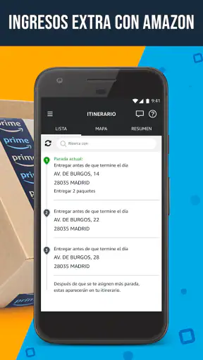Amazon Flex screenshot