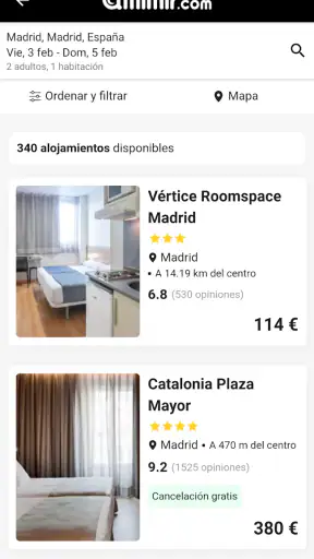 Amimir.com - Ofertas Hoteles screenshot