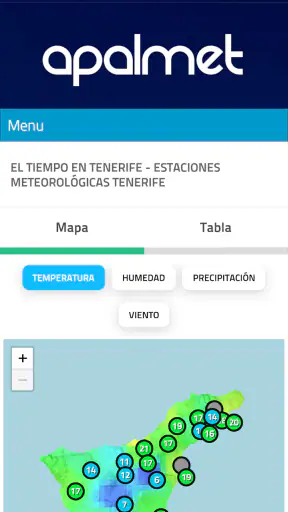 Apalmet - Meteorología Canaria screenshot