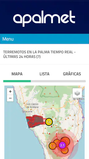 Apalmet - Meteorología Canaria screenshot