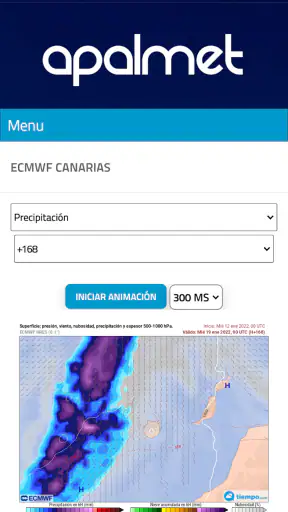 Apalmet - Meteorología Canaria screenshot