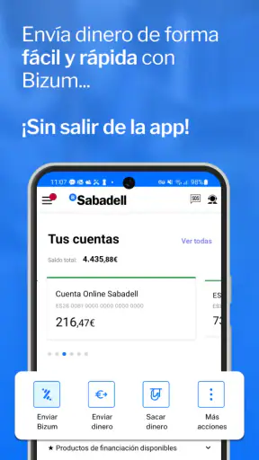 App Banco Sabadell screenshot