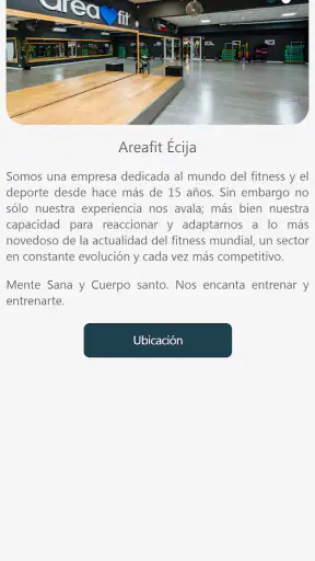 Areafit screenshot