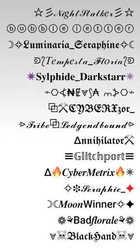 ArtFonts: Fuentes de Letras screenshot