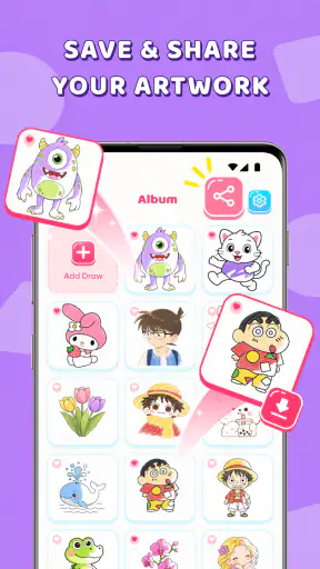 Artoon - Learn to draw & color screenshot