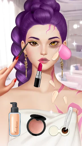 ASMR Juego Cuidado Piel screenshot