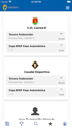 AsturFútbol screenshot