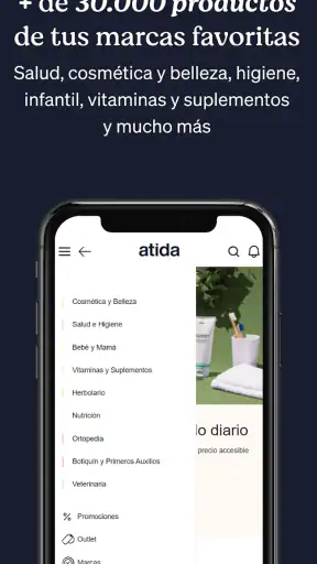 Atida Mifarma Farmacia online screenshot