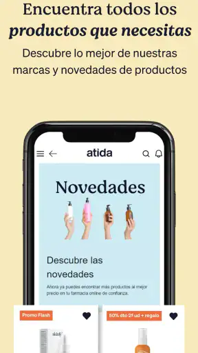 Atida Mifarma Farmacia online screenshot