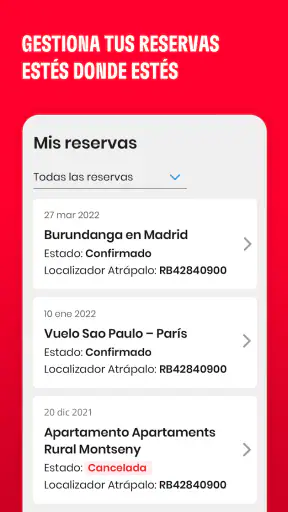 Atrápalo viajes y planes cerca screenshot