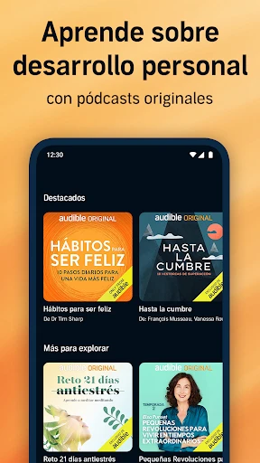 Audible: Audiolibros, podcasts screenshot